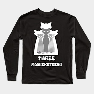 Funny Mousekeeter Cats Long Sleeve T-Shirt